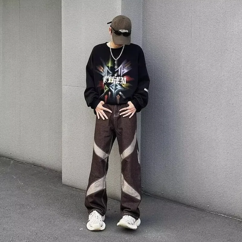 OG96 LAB Jeans Unisex Brown Infinite Surrounding-4