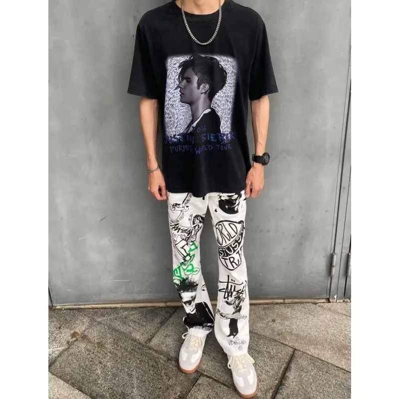 OG96 LAB Jeans Unisex White-1