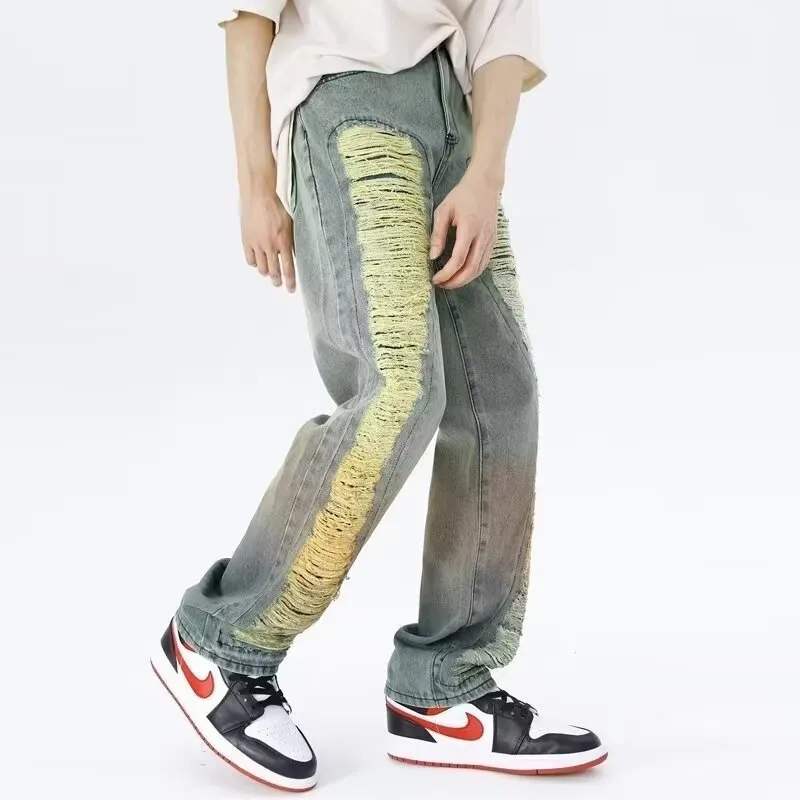 OG96 LAB Jeans Unisex Luxury Streetwear Washed Color 💞💞💞-2