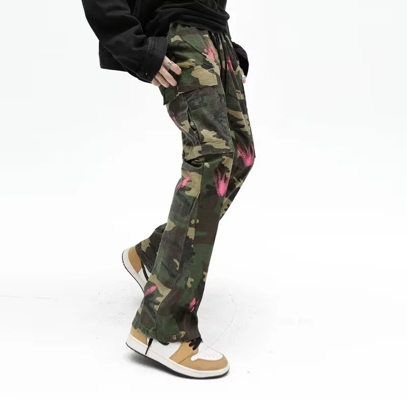 OG96 LAB Jeans Unisex Camouflage/Multicolor ☀-2