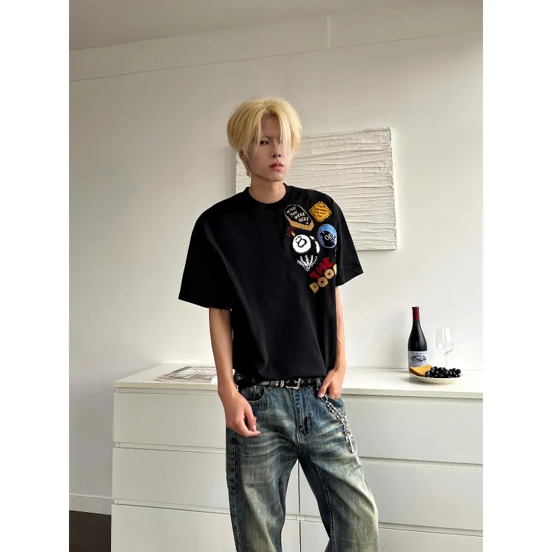 PAINT STAIN Classic Minimalist Style T Shirt Unisex-33