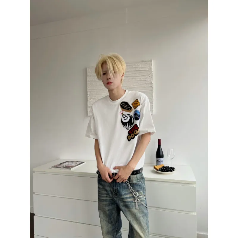 PAINT STAIN Classic Minimalist Style T Shirt Unisex-12