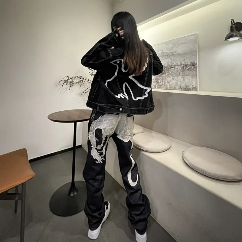 OG96 LAB Jeans Unisex 🃏 Black-3