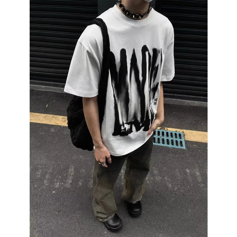 PAINT STAIN T Shirts Unisex-14