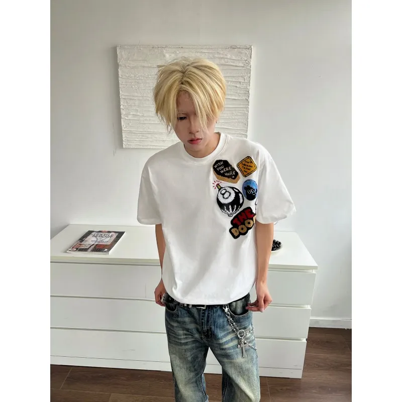 PAINT STAIN Classic Minimalist Style T Shirt Unisex-11