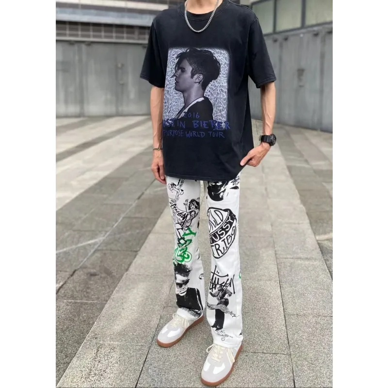 OG96 LAB Jeans Unisex White-2