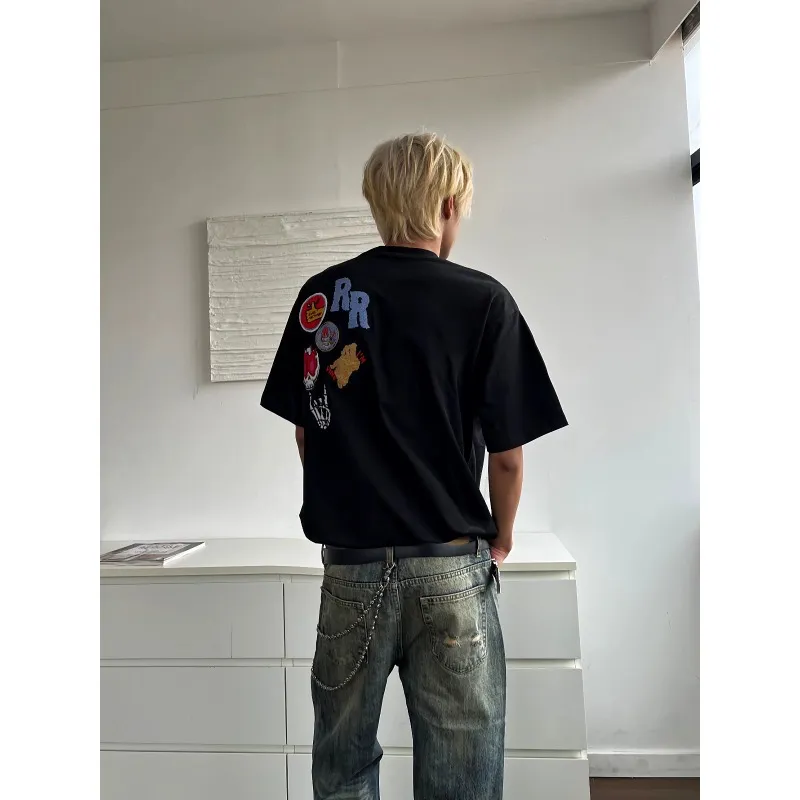 PAINT STAIN Classic Minimalist Style T Shirt Unisex-32
