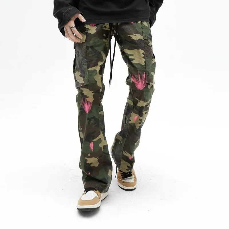 OG96 LAB Jeans Unisex Camouflage/Multicolor ☀-6