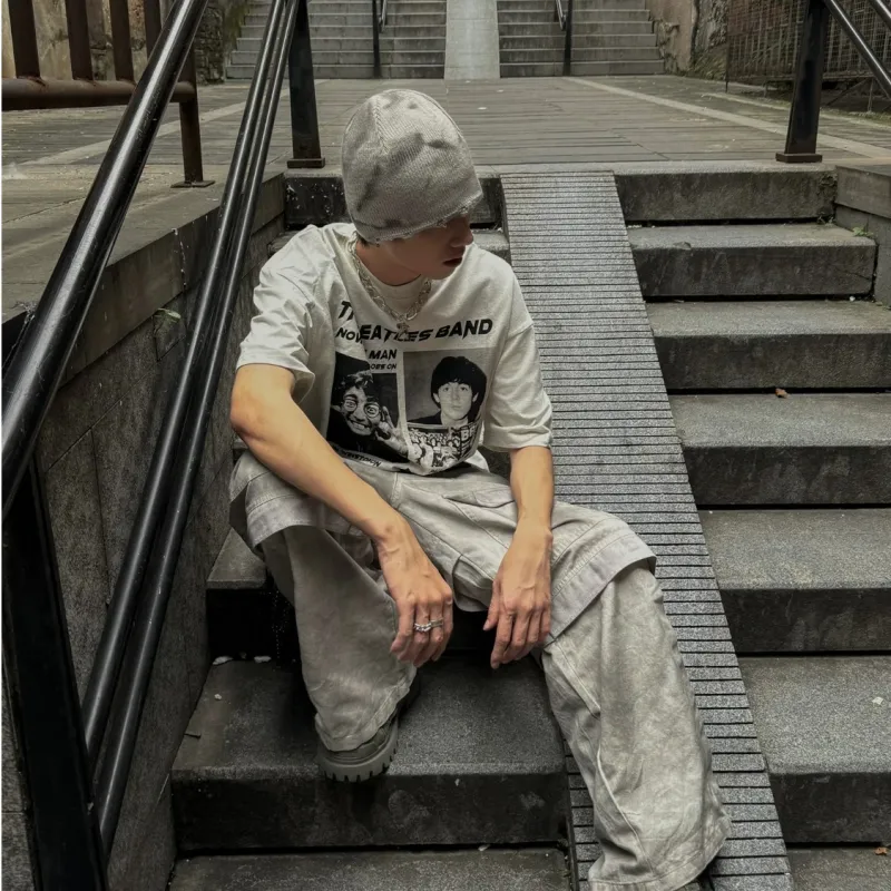 OG96 LAB T Shirts Unisex $Pissed Off White Gray-2