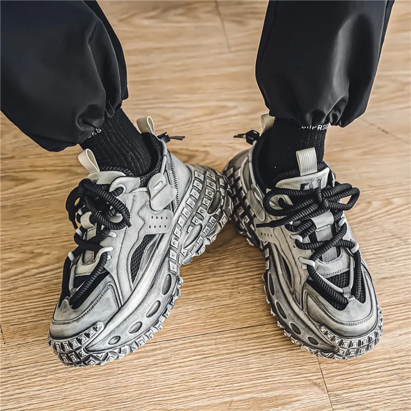 Budding Bear Height Increasing Abrasion Resistant Lightweight Breathable Slip Resistant Low Top Chunky Sneakers Unisex-16