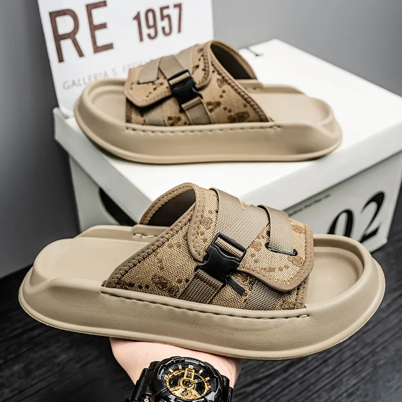 Budding Bear Odor Resistant Slide Slippers Men's-3
