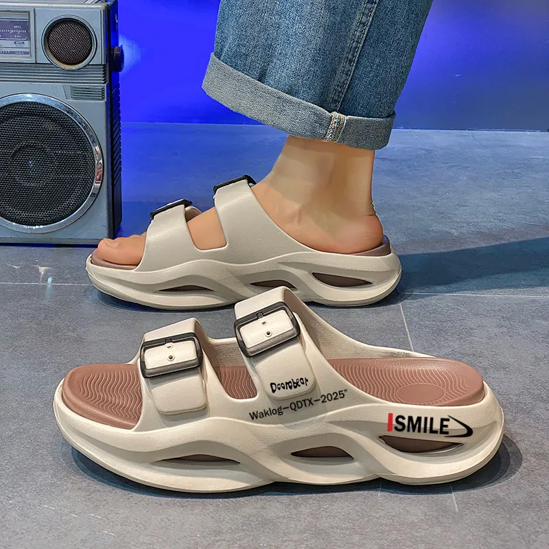 Budding Bear EVA Slip Resistant Odor Resistant Abrasion Resistant Slide Slippers Men's-11