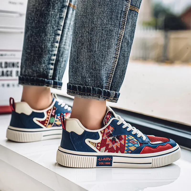 Budding Bear Wear resistant, Lightweight, Breathable, And Non slip. Canvas Shoes Men's Box-9