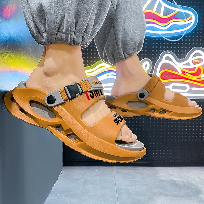 Budding Bear Beach Sandals Unisex-15