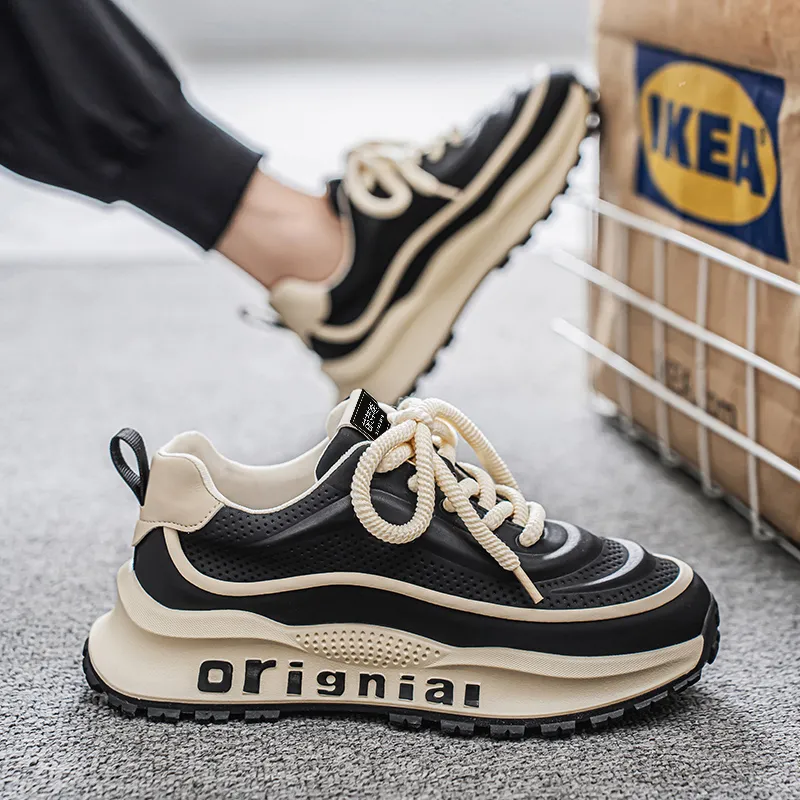 Budding Bear Anti-Slip And Wear-Resistant Lightweight Rebound Low-Top Casual Shoes Men's-2