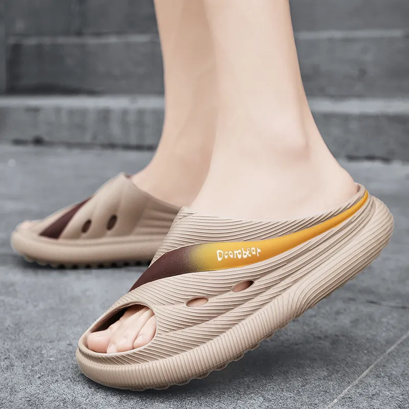 Budding Bear EVA Quiet Slip Resistant Odor Resistant Abrasion Resistant Slide Slippers Men's-7