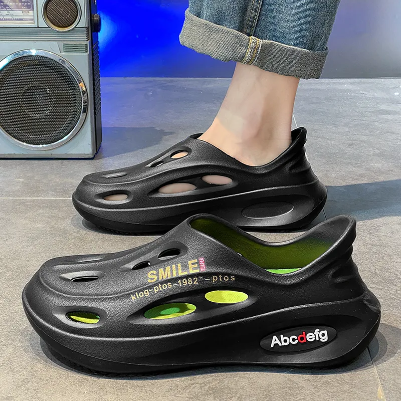 Budding Bear EVA Odor Resistant Abrasion Resistant Slip Resistant Closed Toe Slippers Men's-17