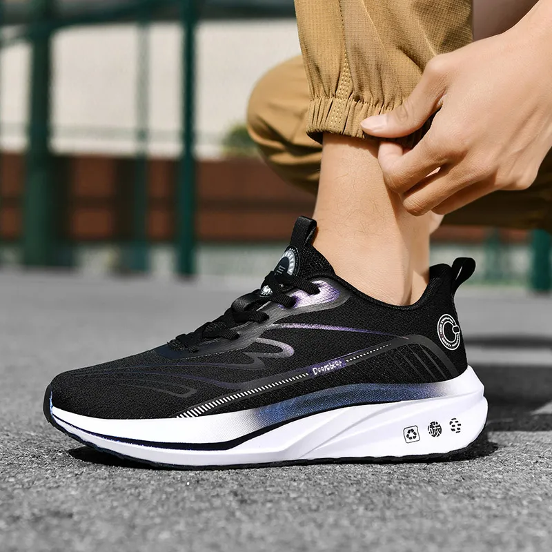 Budding Bear Anti-Slip Wear-Resistant Breathable Lightweight Rebound Low-Top Casual Shoes Men's-10