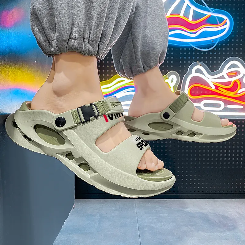 Budding Bear Beach Sandals Unisex-3
