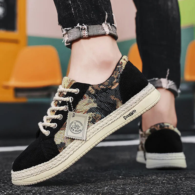 Budding Bear Slip Resistant, Abrasion Resistant, Lightweight Low Top Skateboard Shoes Men's-1