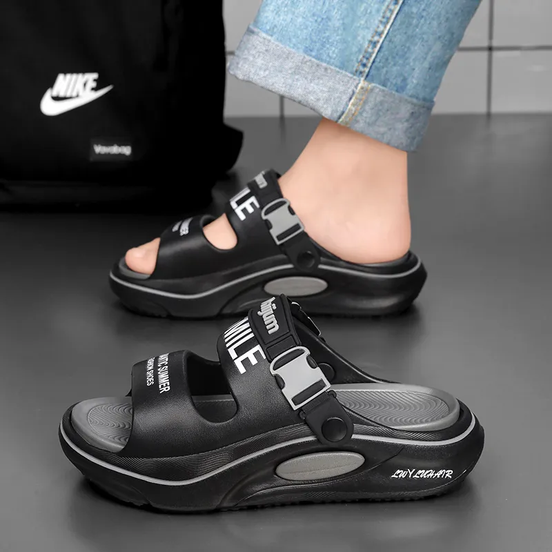 Budding Bear Beach Sandals Unisex-4
