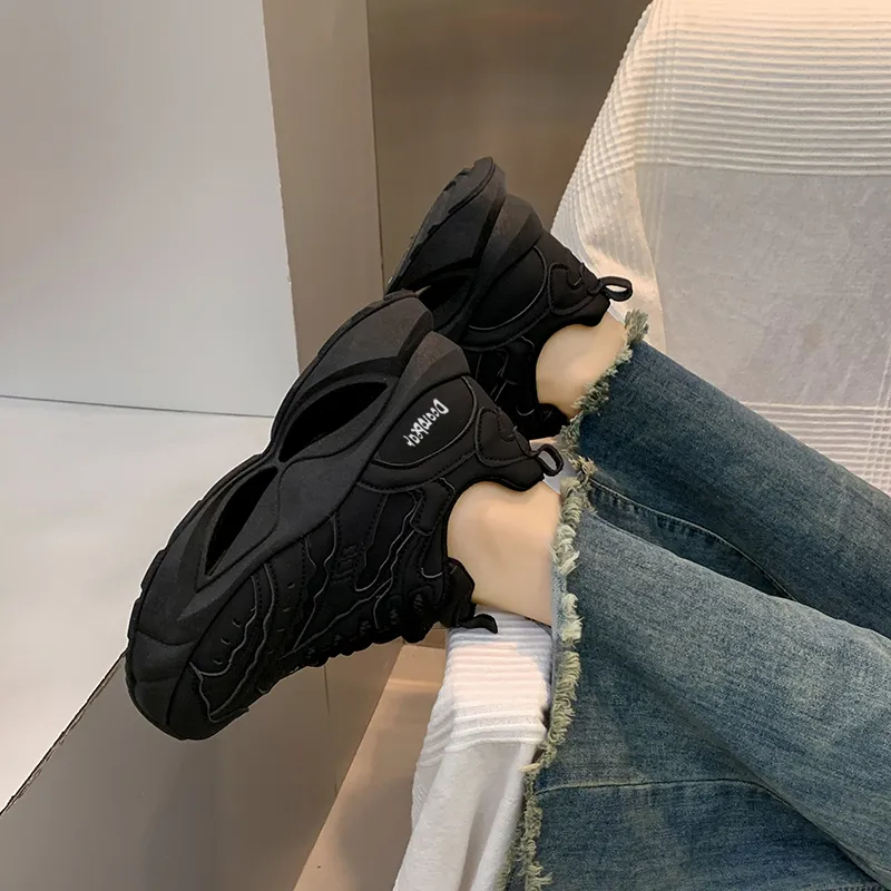 Budding Bear Slip Resistant, Abrasion Resistant, Lightweight Coverage Low Top Chunky Sneakers Women's-5