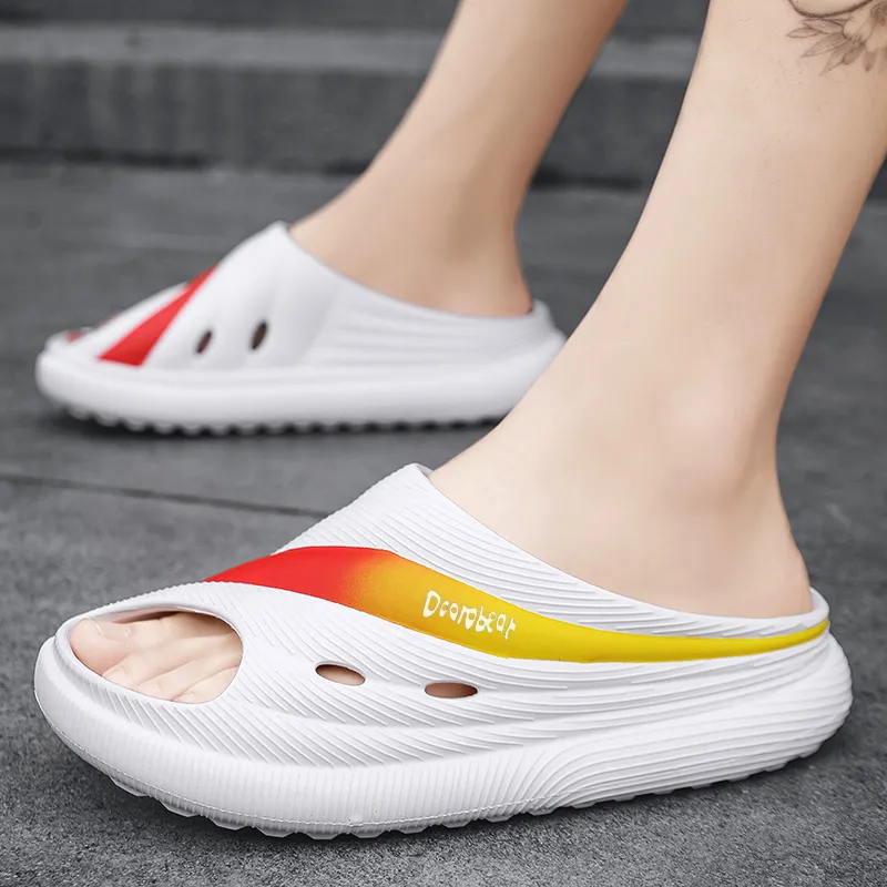 Budding Bear EVA Quiet Slip Resistant Odor Resistant Abrasion Resistant Slide Slippers Men's-1