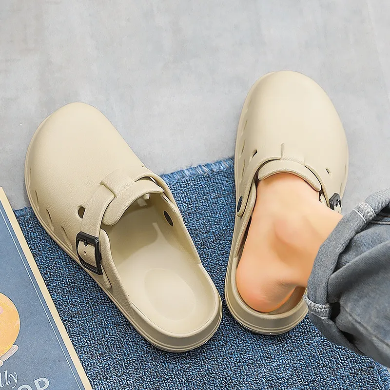 Budding Bear EVA Odor Resistant Abrasion Resistant Slip Resistant Closed Toe Slippers Men's-2