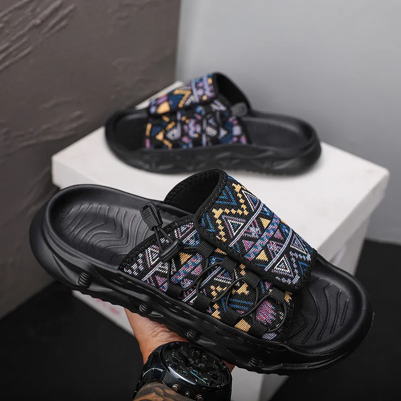 Budding Bear Slide Slippers Men's-7
