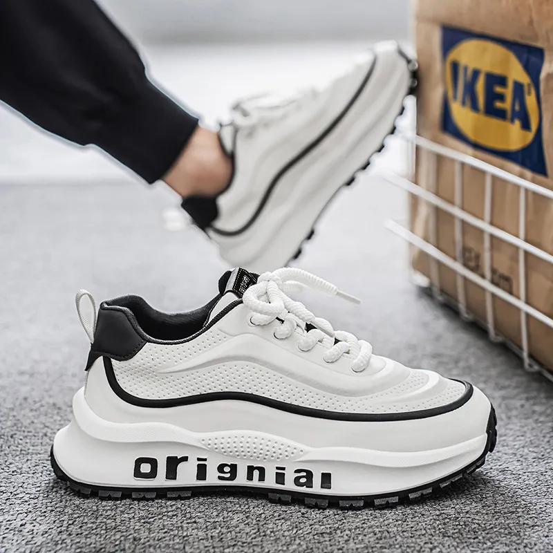 Budding Bear Anti-Slip And Wear-Resistant Lightweight Rebound Low-Top Casual Shoes Men's-5