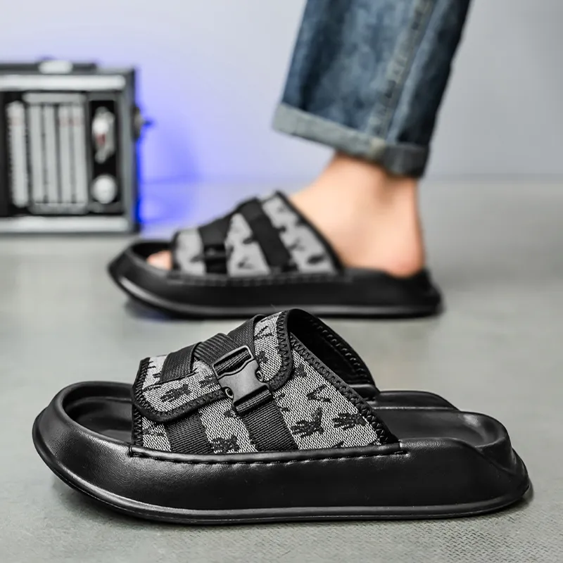 Budding Bear Odor Resistant Slide Slippers Men's-10