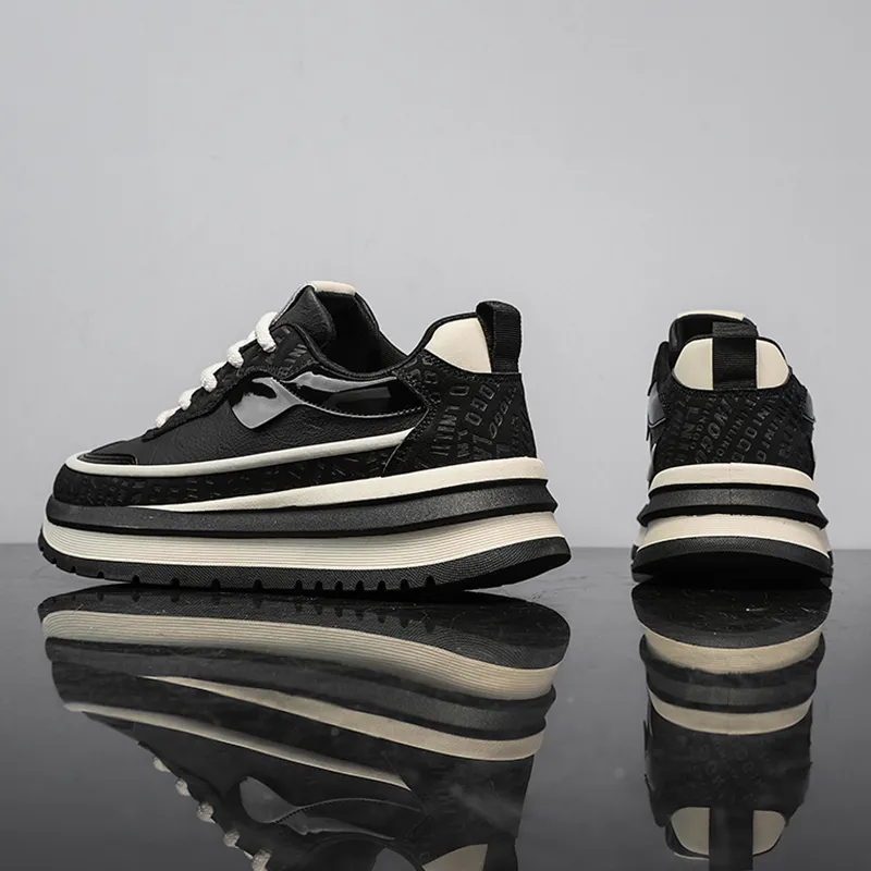 Budding Bear Slip Resistant, Abrasion Resistant, Lightweight, Height Increasing, Rebound Low Top Casual Shoes Men's-13