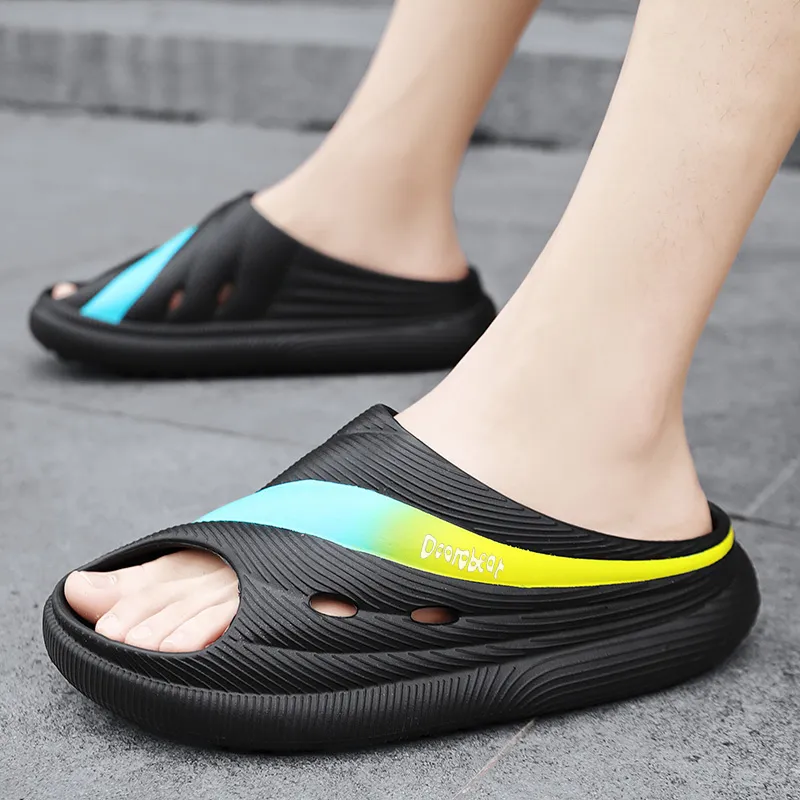 Budding Bear EVA Quiet Slip Resistant Odor Resistant Abrasion Resistant Slide Slippers Men's-5