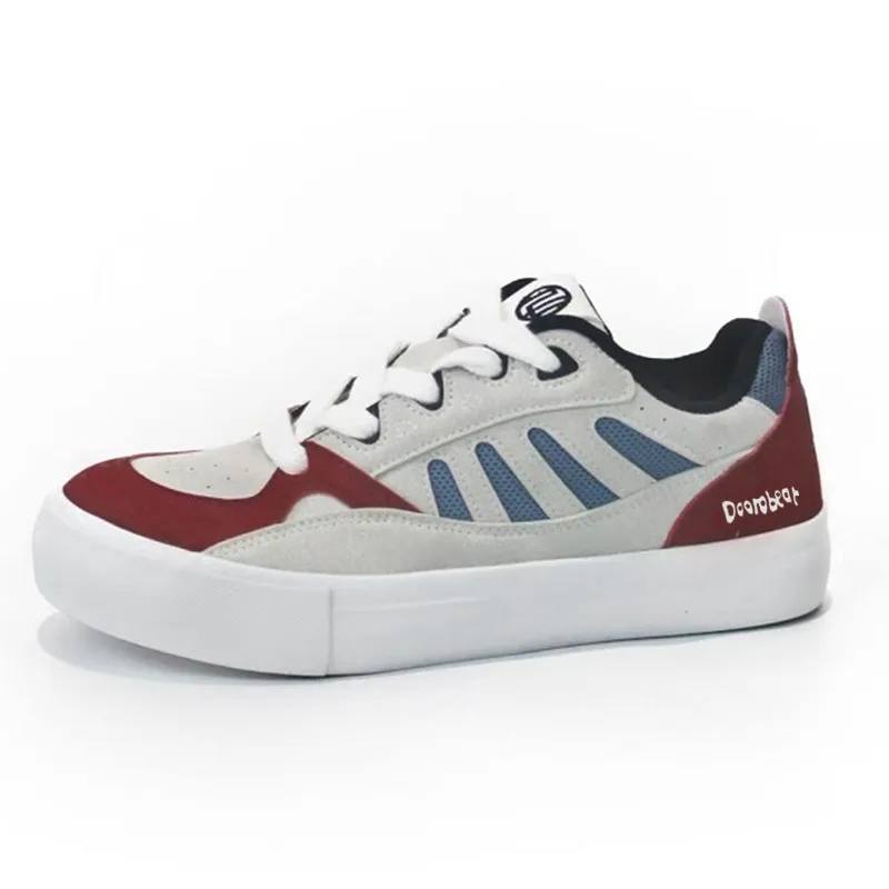 Budding Bear Abrasion Resistant Lightweight Slip Resistant Low Top Skateboard Shoes Unisex Box-5