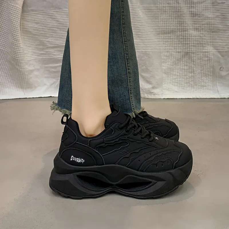 Budding Bear Slip Resistant, Abrasion Resistant, Lightweight Coverage Low Top Chunky Sneakers Women's-6