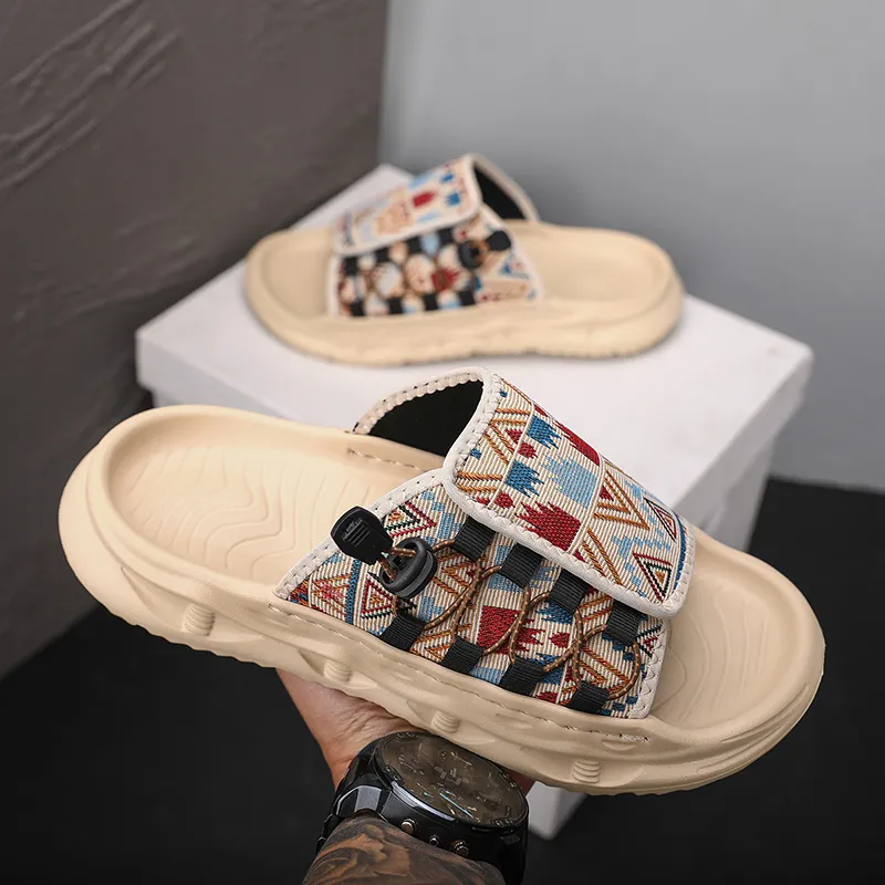 Budding Bear Slide Slippers Men's-3