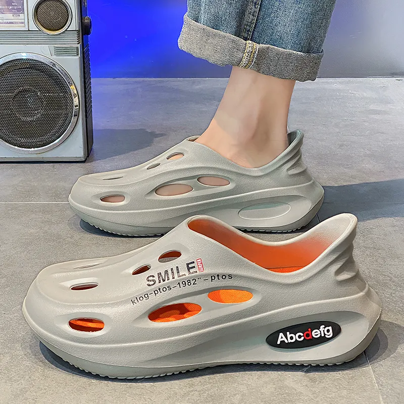 Budding Bear EVA Odor Resistant Abrasion Resistant Slip Resistant Closed Toe Slippers Men's-11
