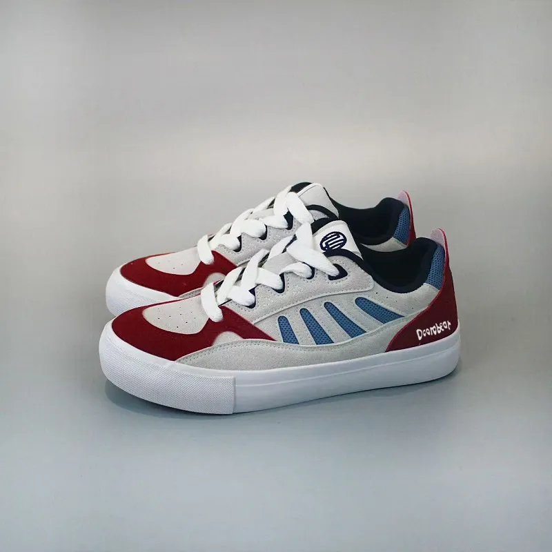 Budding Bear Abrasion Resistant Lightweight Slip Resistant Low Top Skateboard Shoes Unisex Box-6