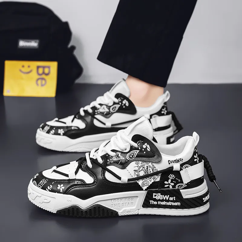Budding Bear Low-Top Skateboard Shoes Men's-2