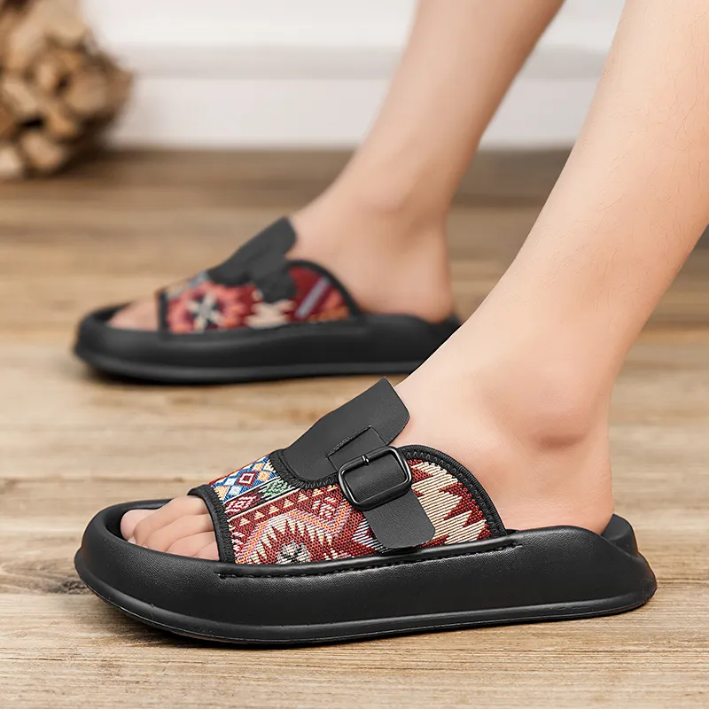Budding Bear Slip Resistant Slide Slippers Men's-9