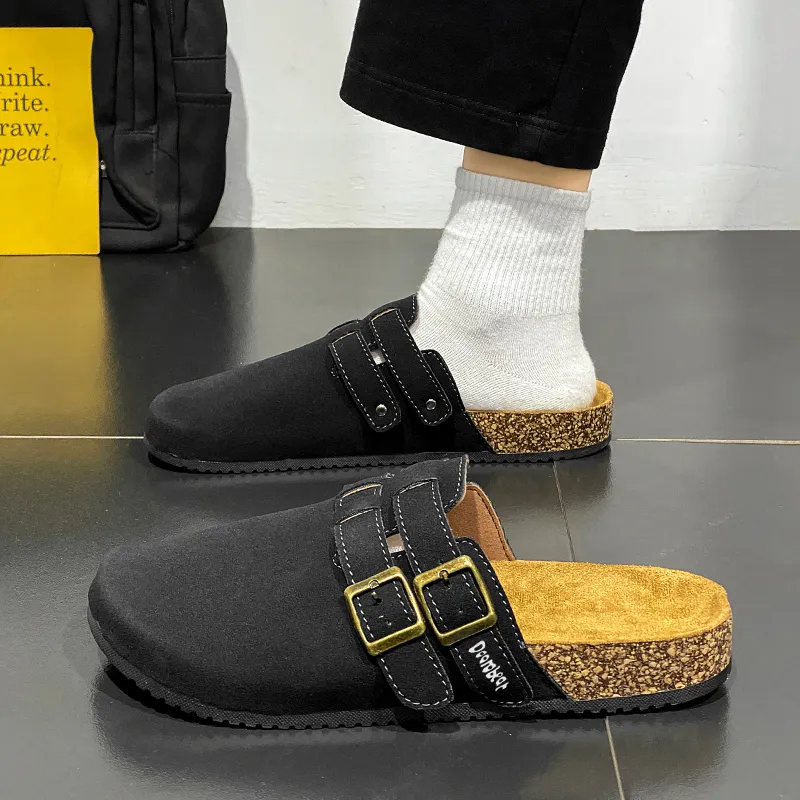 Budding Bear Odor Resistant Abrasion Resistant Slip Resistant Wrap toe Slippers Unisex-7