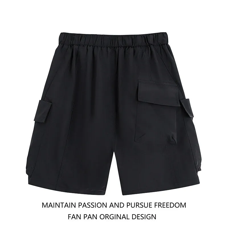 KEIRANDUN Cargo Shorts Men-1
