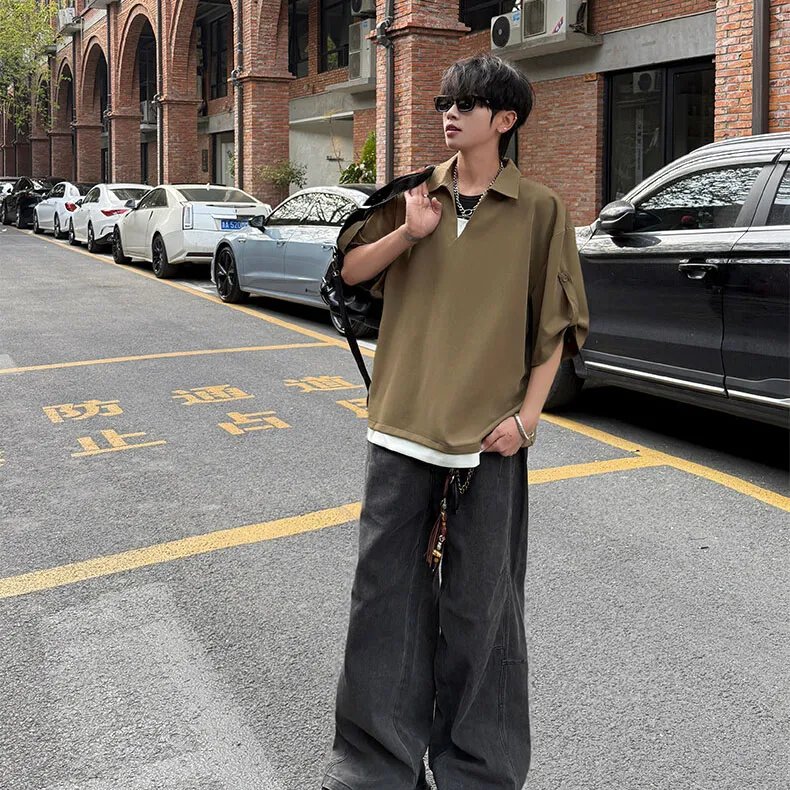 KEIRANDUN Shirts Men-11