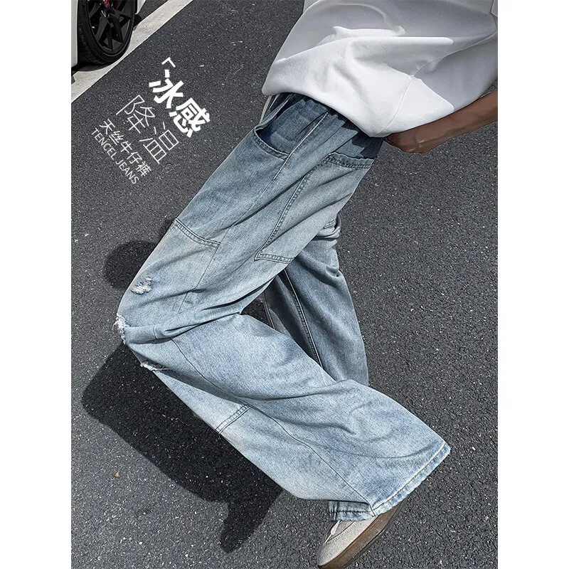 KEIRANDUN Jeans Unisex-2