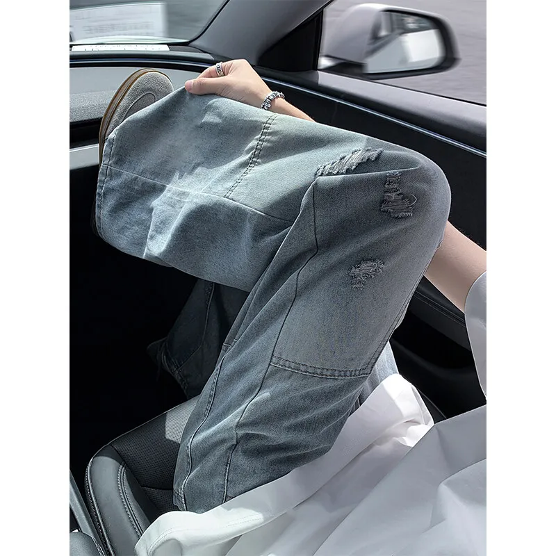 KEIRANDUN Jeans Unisex-3