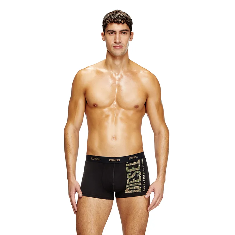 DIESEL Boxer Briefs Men's 1 Pack Black-1