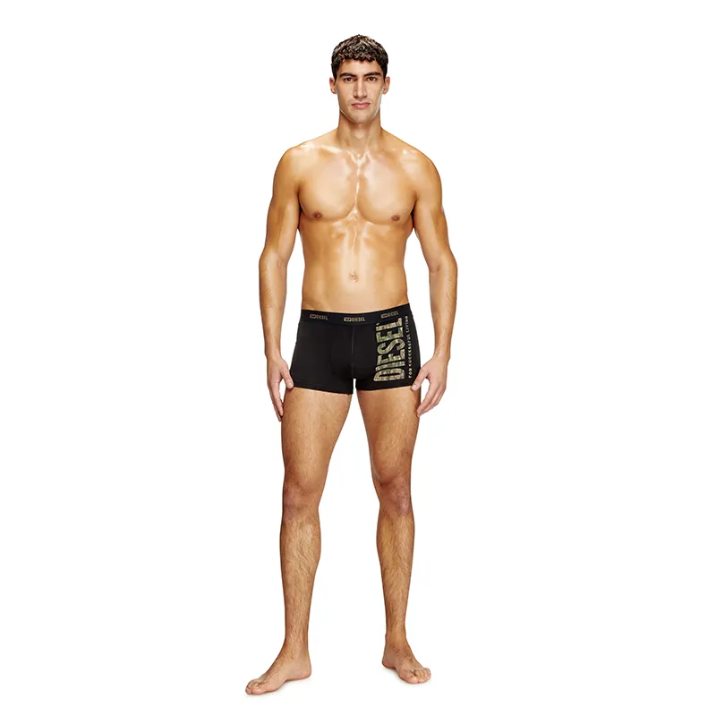 DIESEL Boxer Briefs Men's 1 Pack Black-4