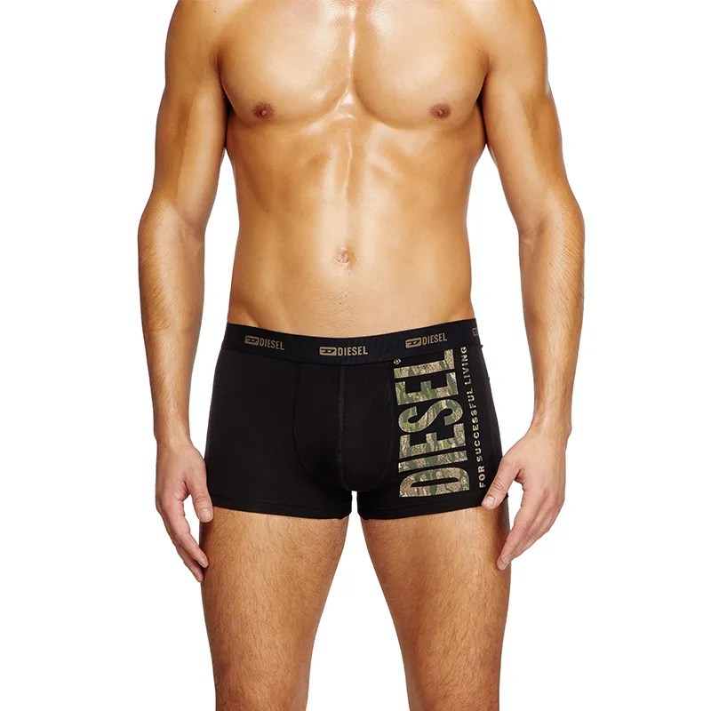 DIESEL Boxer Briefs Men's 1 Pack Black-2