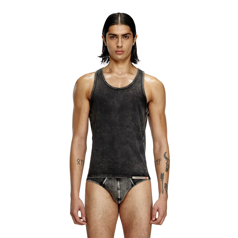 DIESEL Tank Top Men's Dark Gray-2