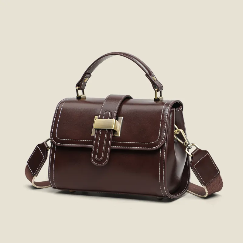 PT'SON Cow Leather Shoulder Bag, Crossbody Bag, Handbag Regular Women's Multicolor-2